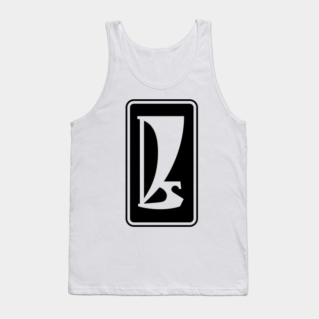 Lada Logo 1980s without lettering (black) Tank Top by GetThatCar
